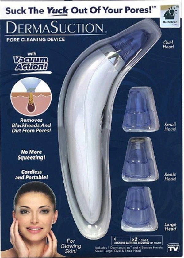 4 In 1 Blackhead Whitehead Extractor Remover Device, Acne, Pimple, Pore Cleaner, Vacuum Suction Tool With 4 Suction Head For Men And Women, Blackhead Remover Machine, Blackhead Remover ..